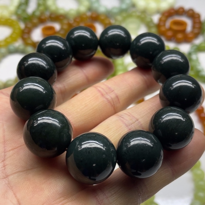 和田玉手串20未镶嵌