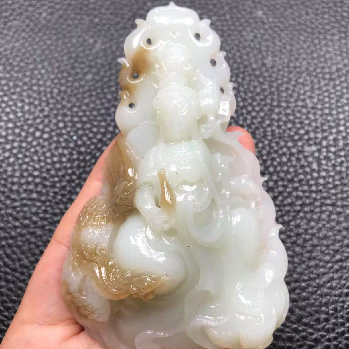 和田玉观音，实物漂亮