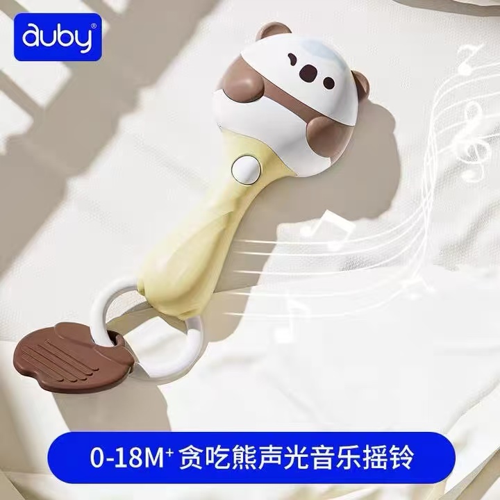 澳贝贪吃熊声光音乐摇铃节奏棒系列461720