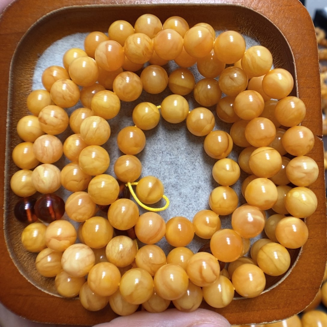 蜜蜡手串未镶嵌蜜蜡