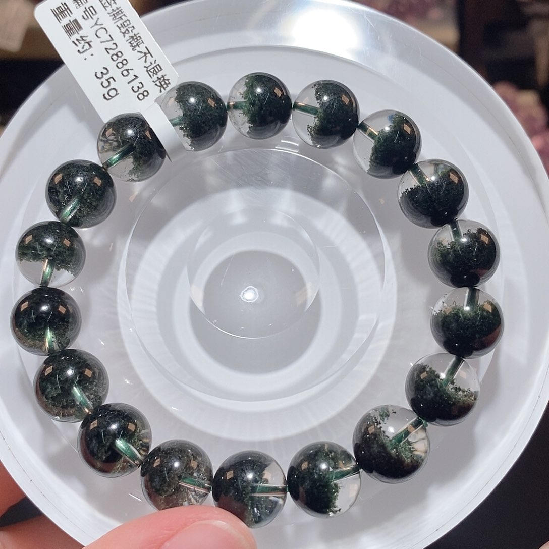 水晶手链未镶嵌F绿幽灵11