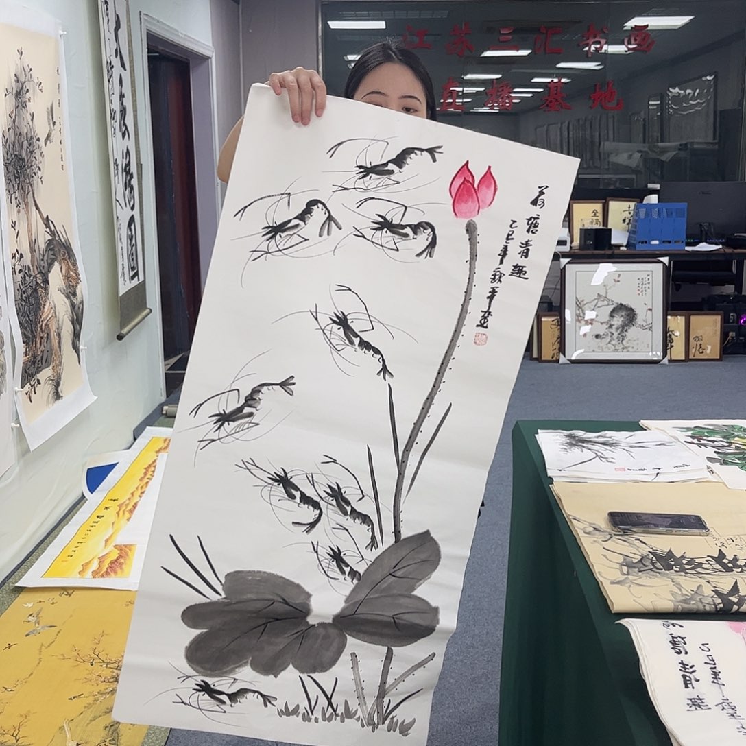 国画宣纸国画纯手绘作品