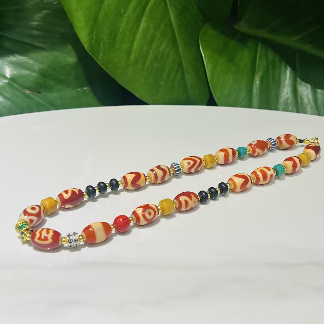 POTALA PALACE/布达拉宫红肉玛瑙多宝文玩项链