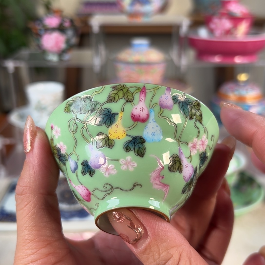 纯手工手绘 高端茶器