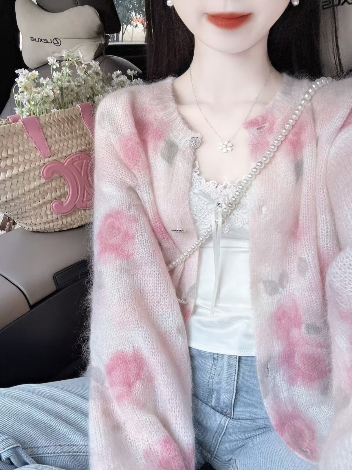 G301-400冬季新款浪漫甜美可爱开衫毛衣（不是主图以直播间为准）