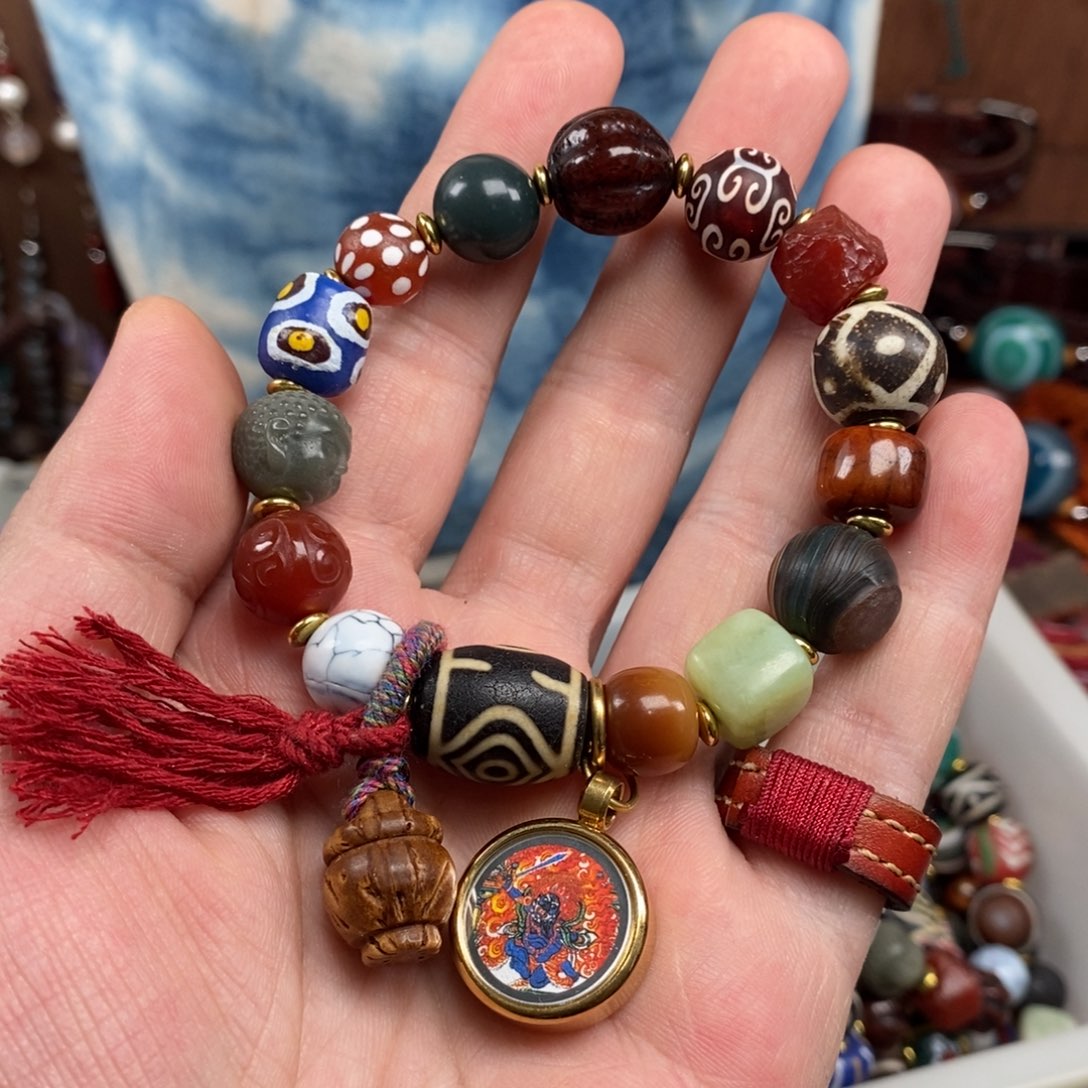 玛瑙/玉髓未镶嵌手链