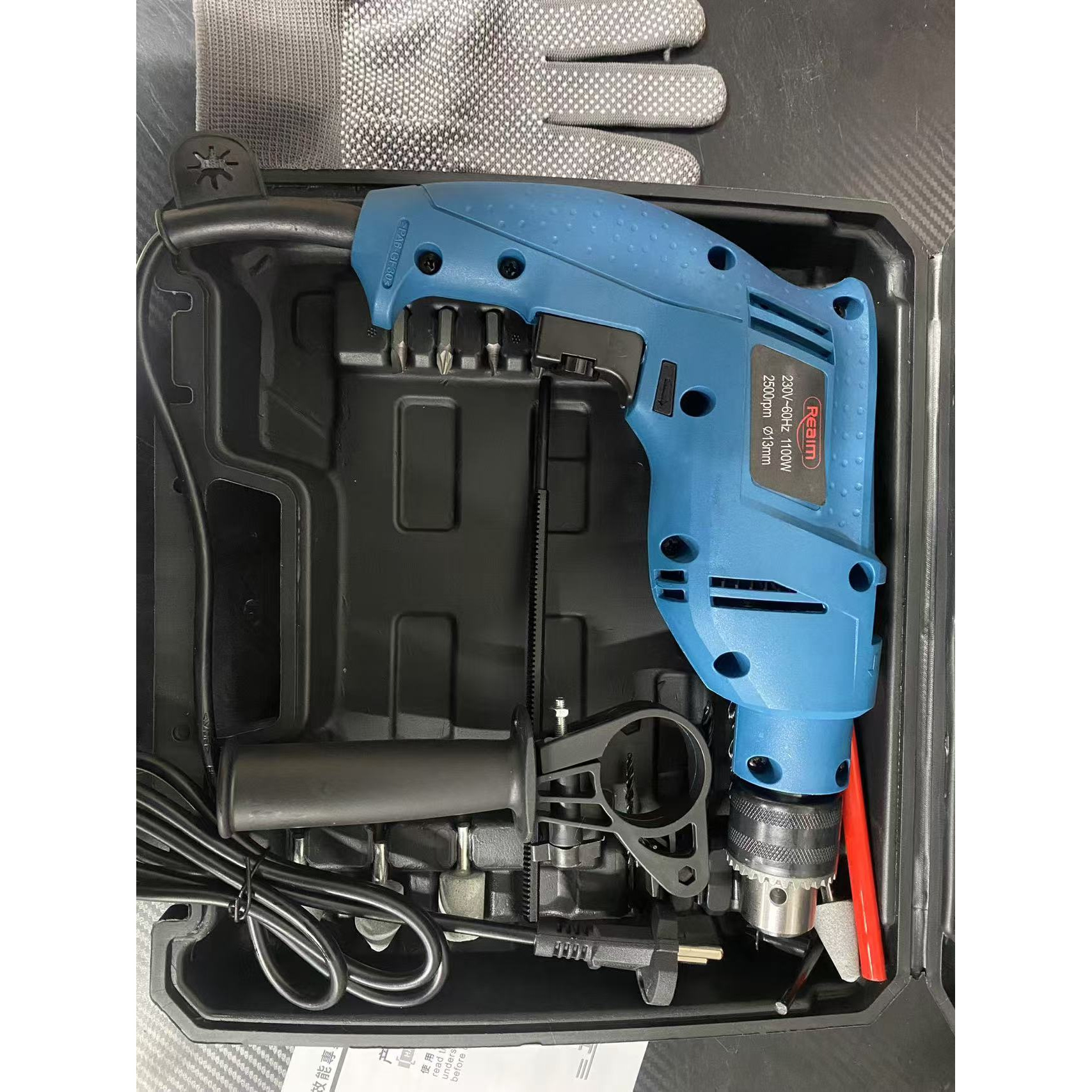 工业级高效能手枪钻冲击钻