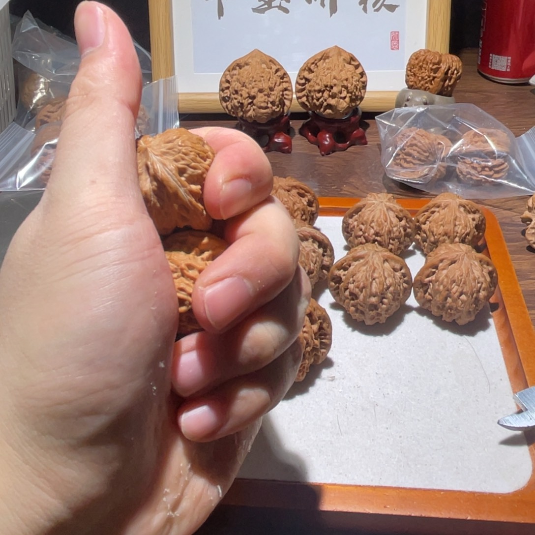 不***心把件文玩核桃32全品磨盘