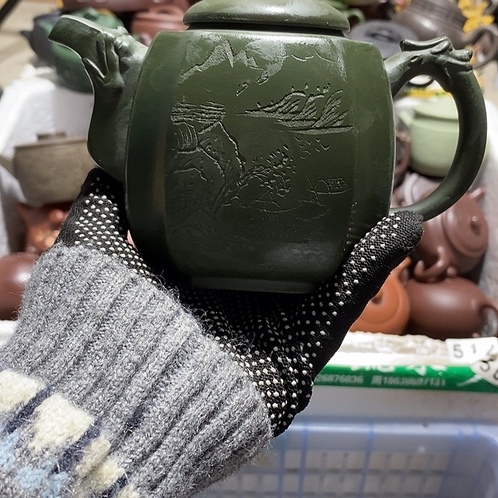 紫砂茶壶微瑕微笑