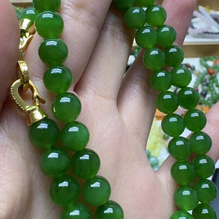 Y***铃和田玉未镶嵌手链