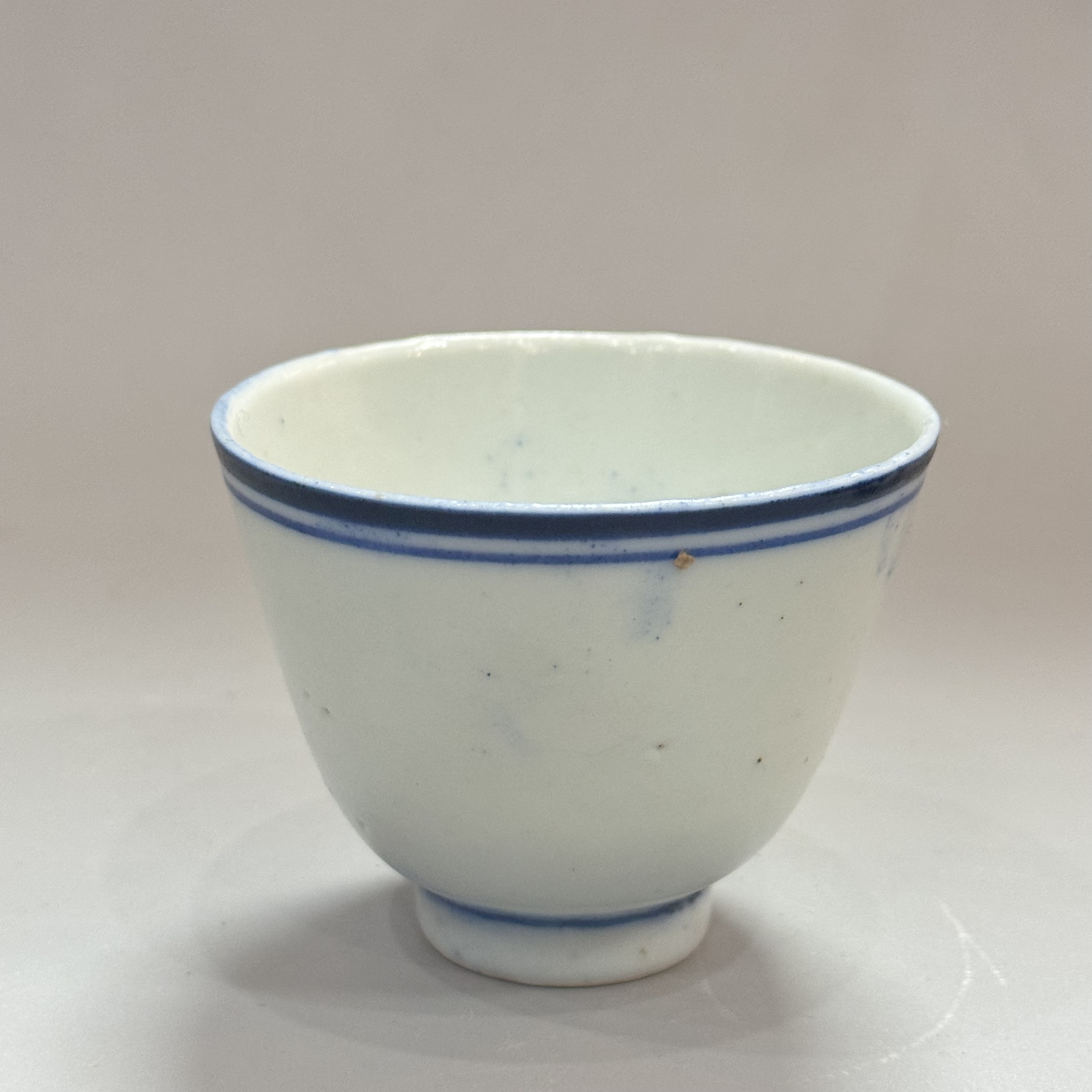 青花双线圈杯  高品质 口径6.8