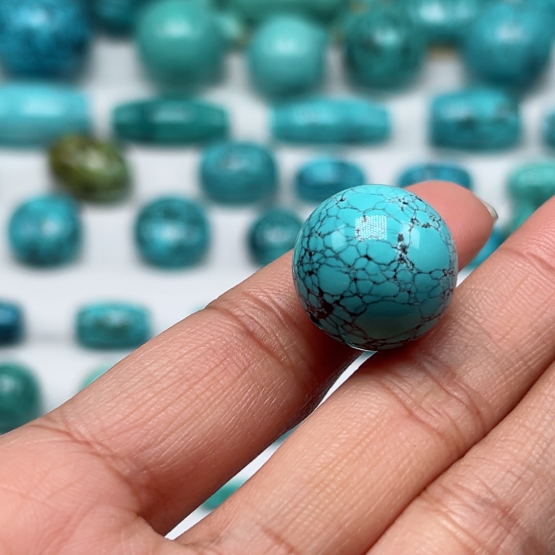 绿松石珠宝奇石未镶嵌芒**姐