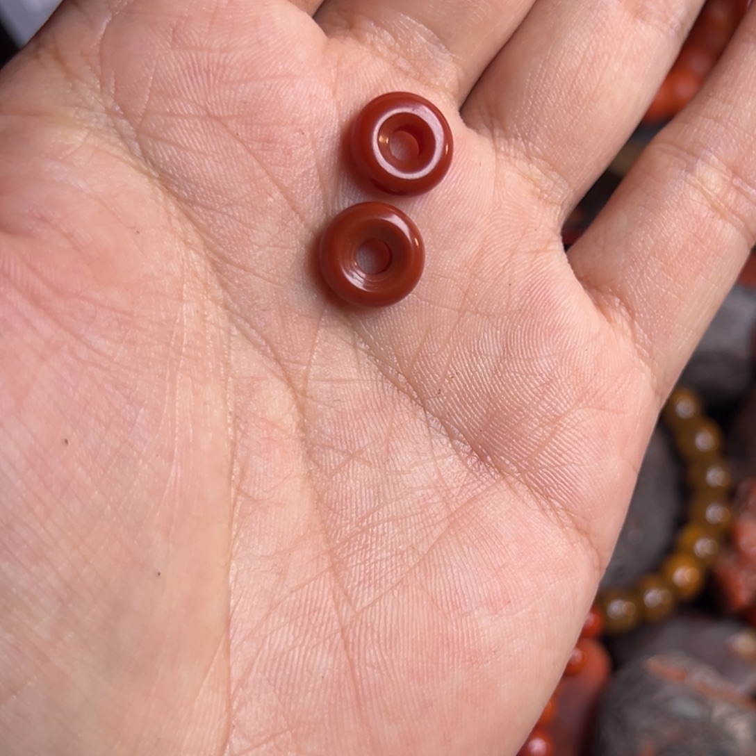 品***嘴南红玛瑙未镶嵌手链