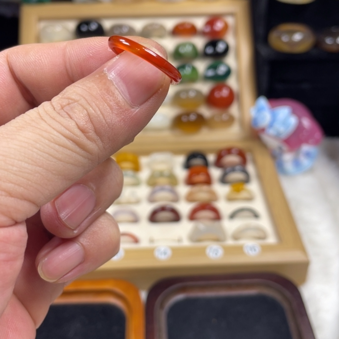 玛瑙/玉髓未镶嵌戒指港14