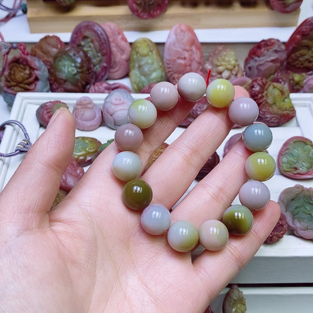 玛瑙/玉髓盐源玛瑙手链未镶嵌