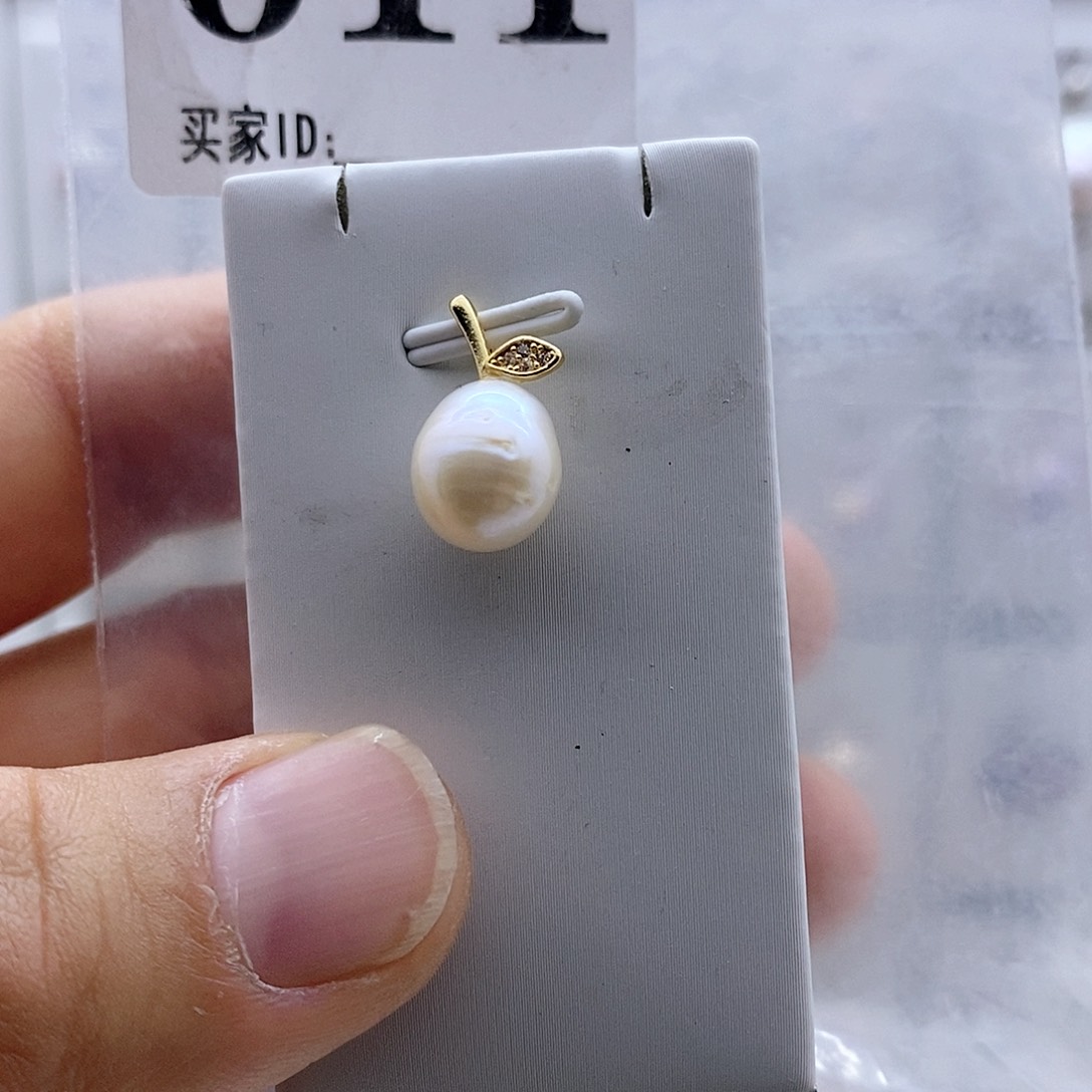 颈饰淡水珍珠银S925镶嵌