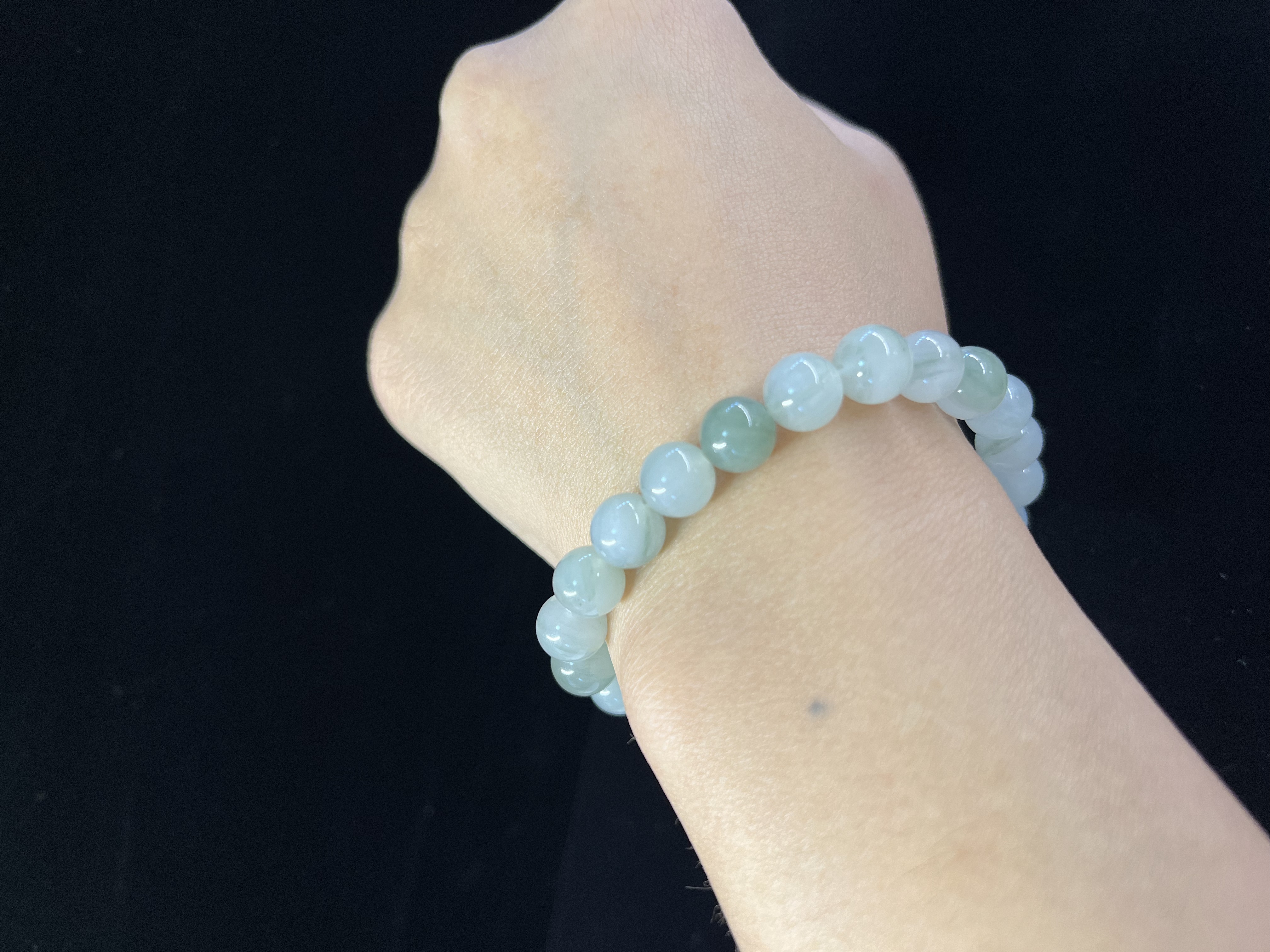 女款天山翠飘翠手串百搭时尚