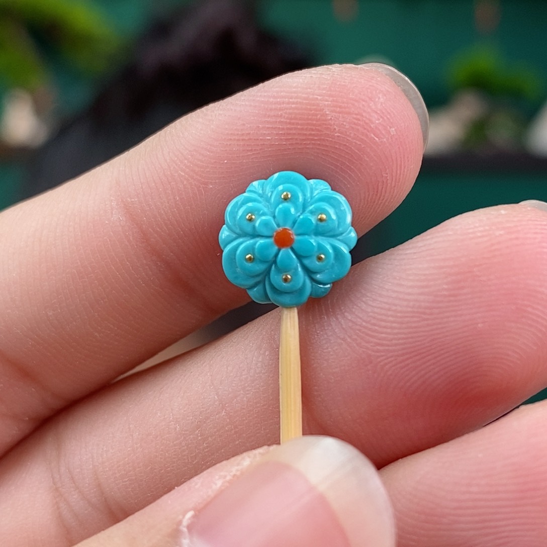 绿松石珠宝奇石未镶嵌