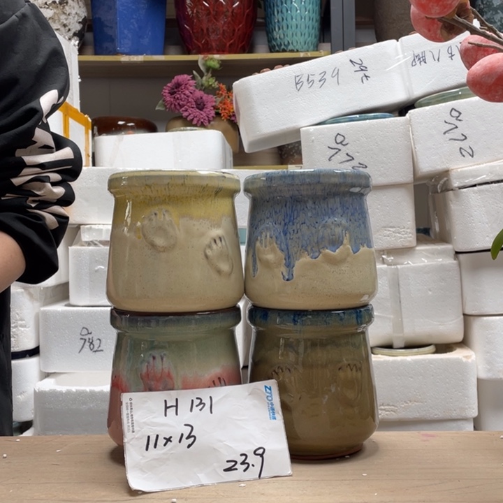 粗陶多肉花盆微瑕131