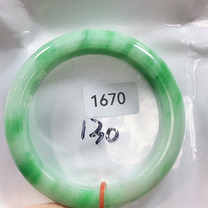 翡翠手镯未镶嵌天然翡翠手镯60