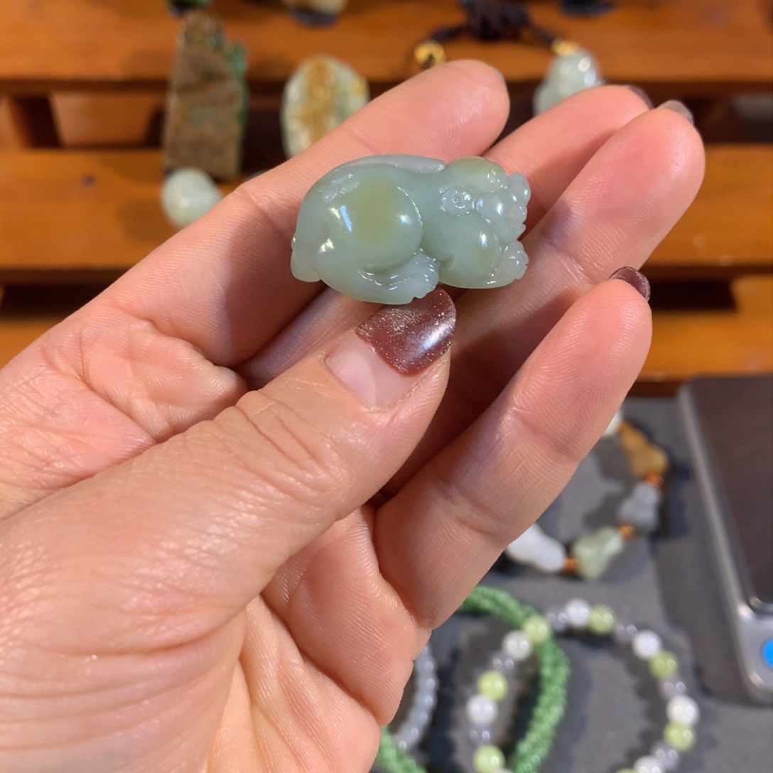 和田玉（糖玉）颈饰未镶嵌