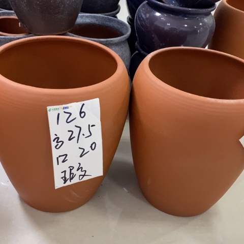 红陶粗陶花盆126