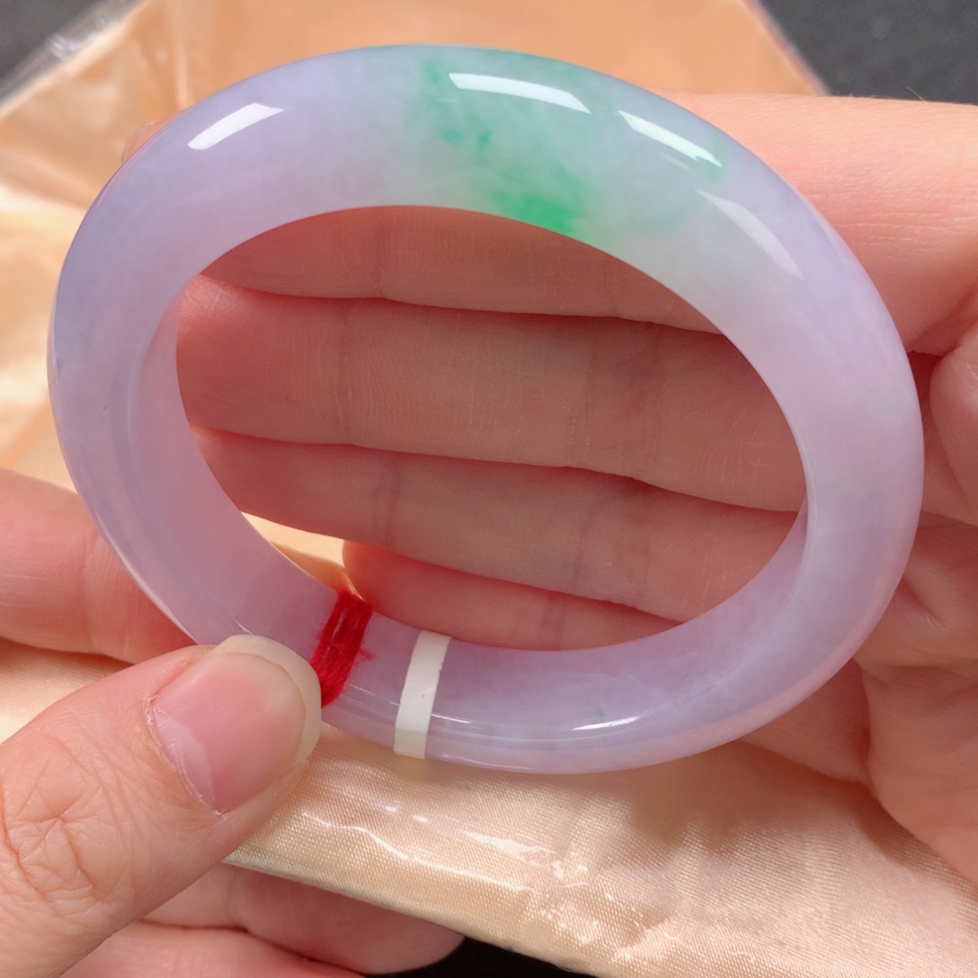 未镶嵌手镯翡翠缅甸天然翡翠手镯55