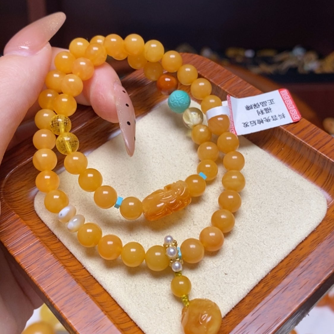 【闪购商品】蜜蜡手链未镶嵌手串