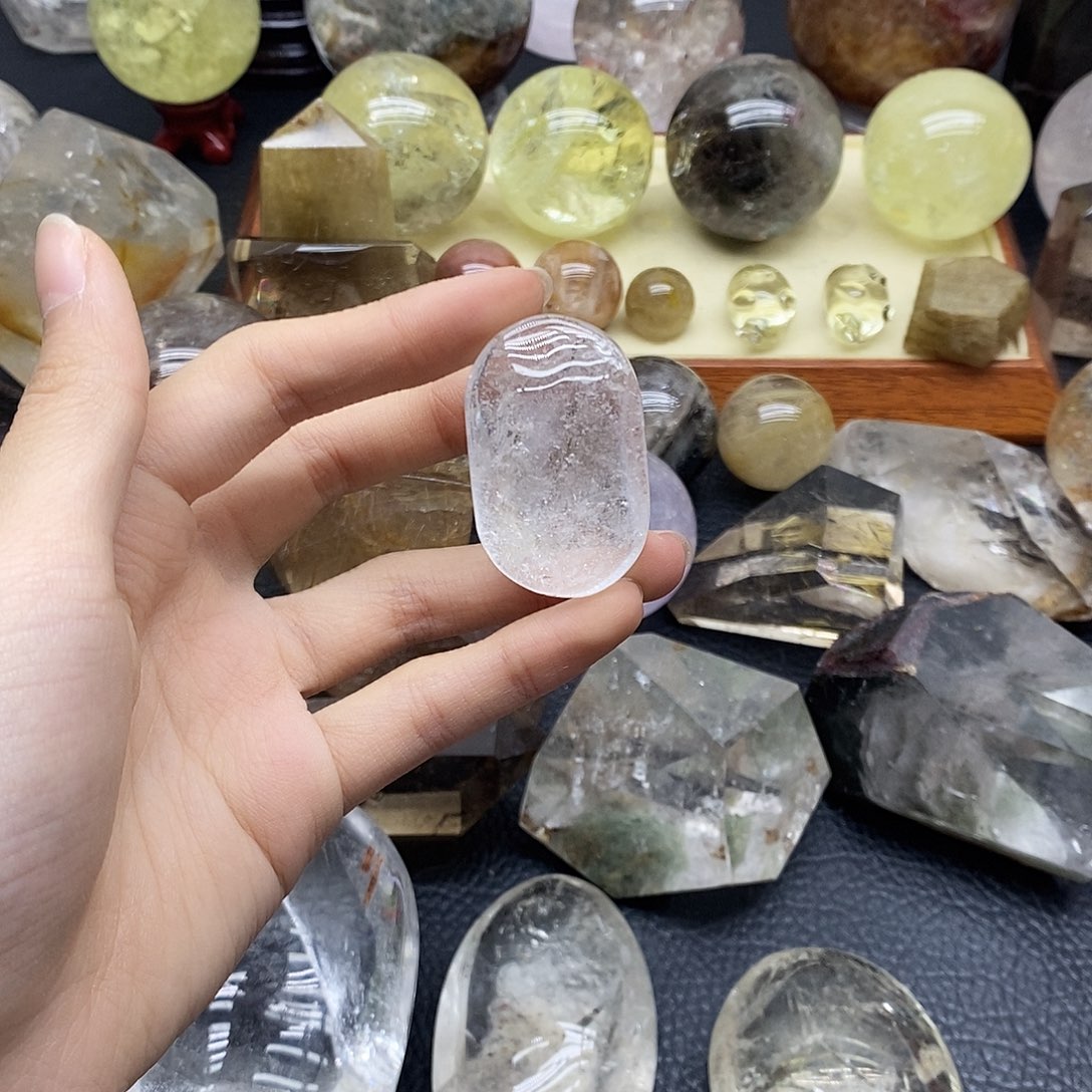 未镶嵌水晶珠宝半成品163水晶石