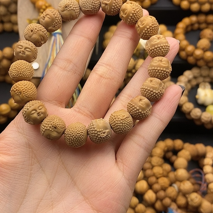 手串猴头核桃꧁****꧂微瑕款 宝宝佛