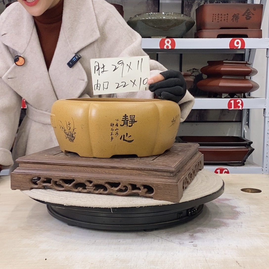 紫砂花盆紫砂花盆