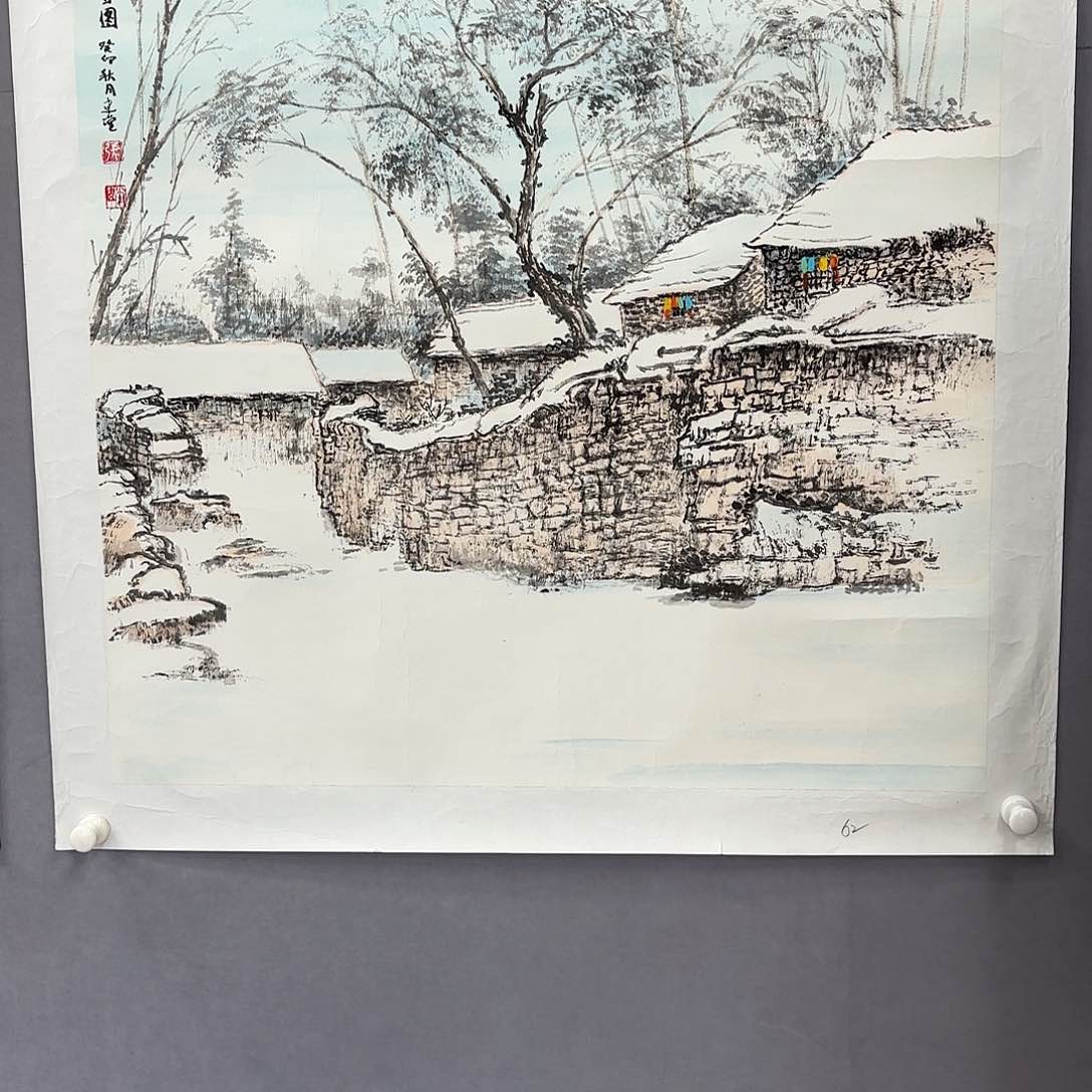 国画艺术家真人手绘