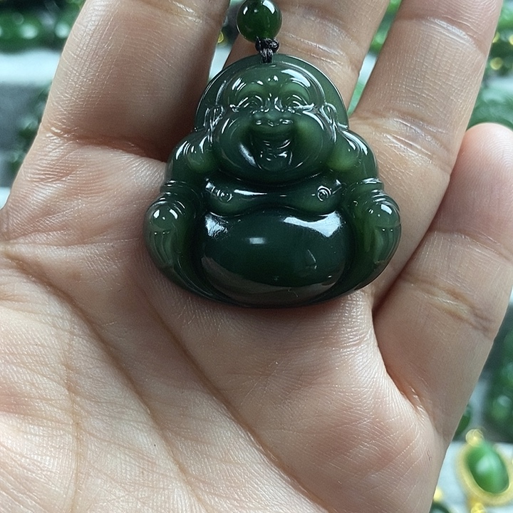 和田玉（碧玉）未镶嵌项链35