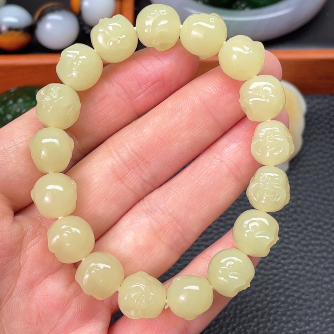 和田玉手链未镶嵌