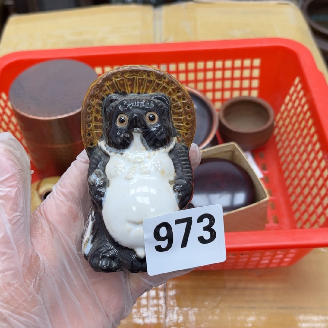 瓷片摆件工艺品摆件666 