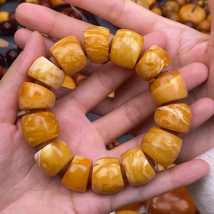 琥珀未镶嵌裸石蜜蜡M