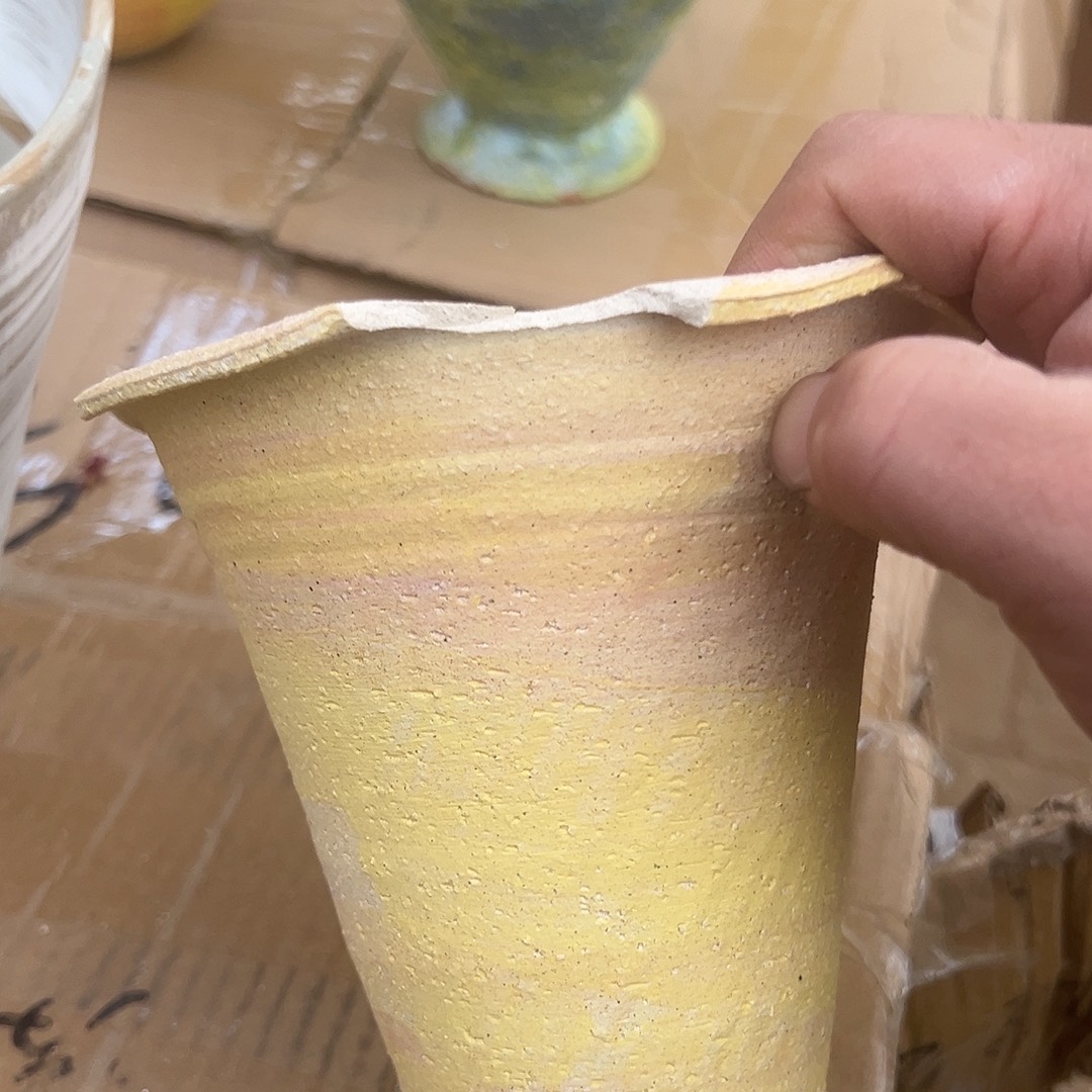 景德镇陶瓷口10高13瑕疵