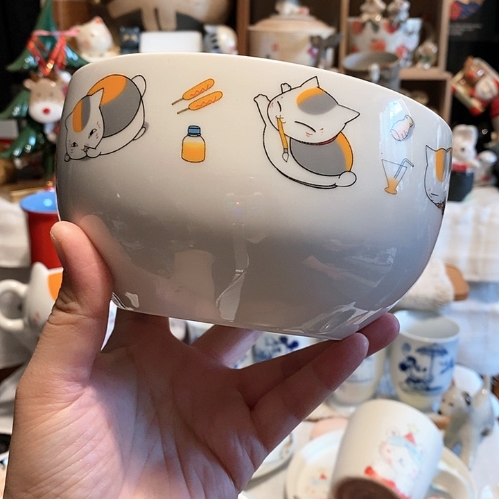 猫老师大号面碗汤碗