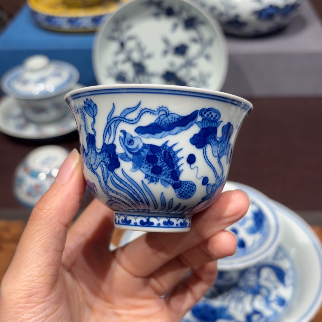 瓷片景德镇纯手工手绘