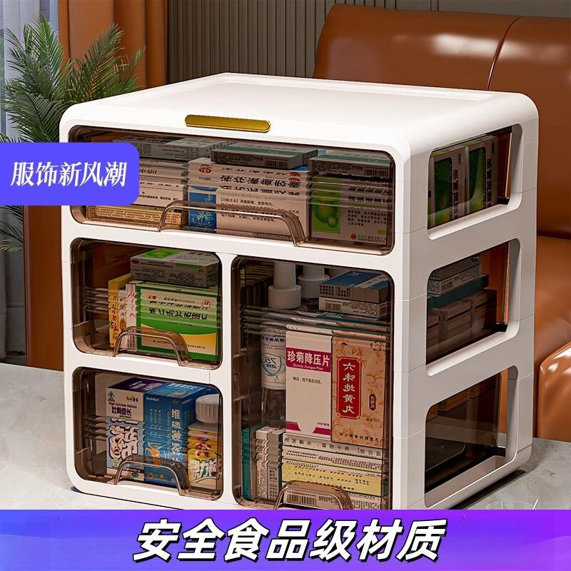 德国医药箱大容量家庭装药品药物收纳盒家用多层抽屉药箱医疗药盒