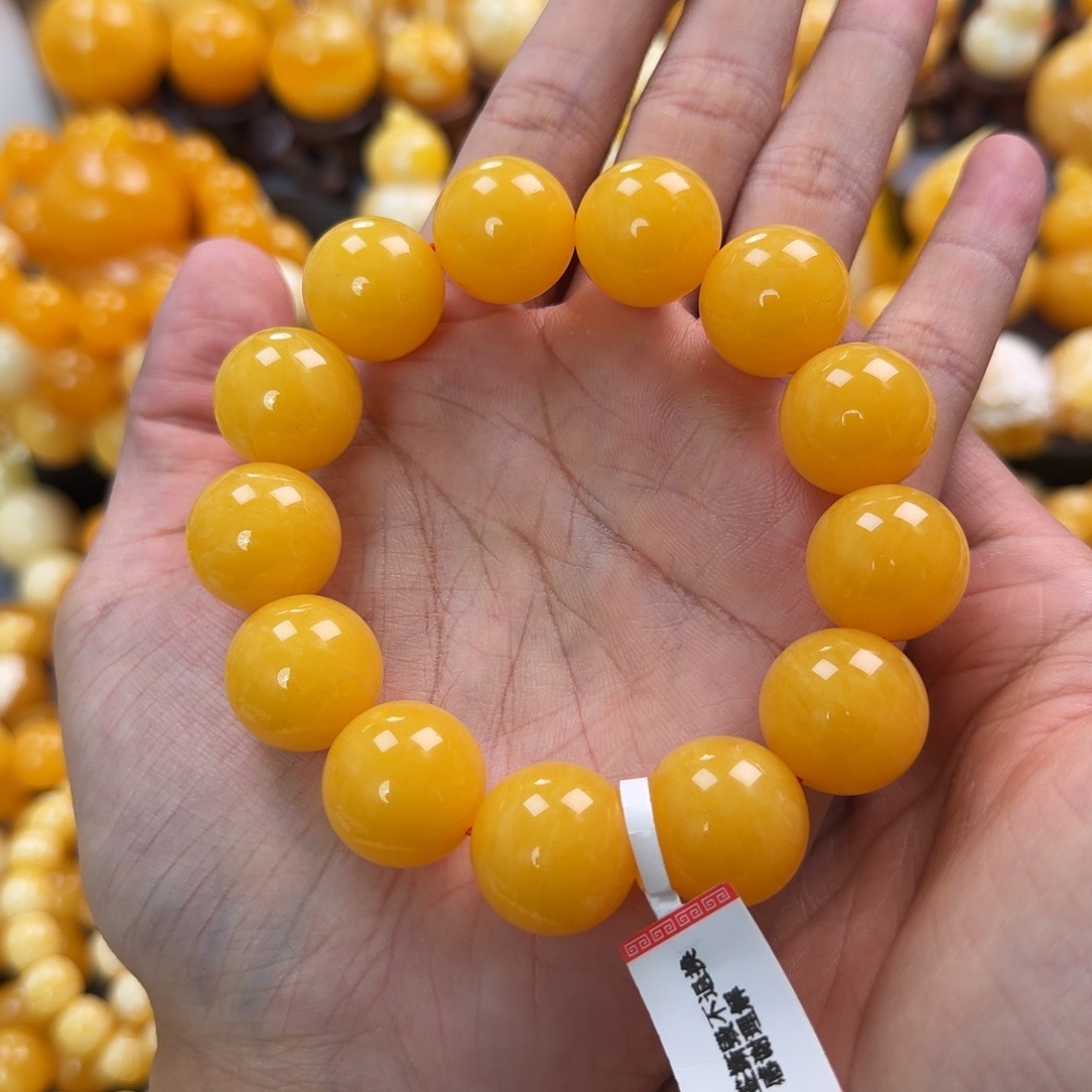 琥珀未镶嵌珠宝奇石18mm同料
