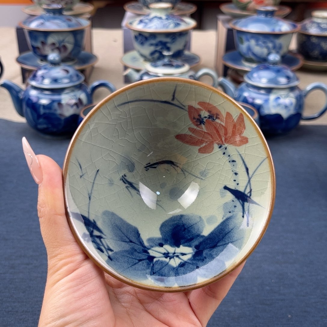 杯景德镇手工手绘茶具
