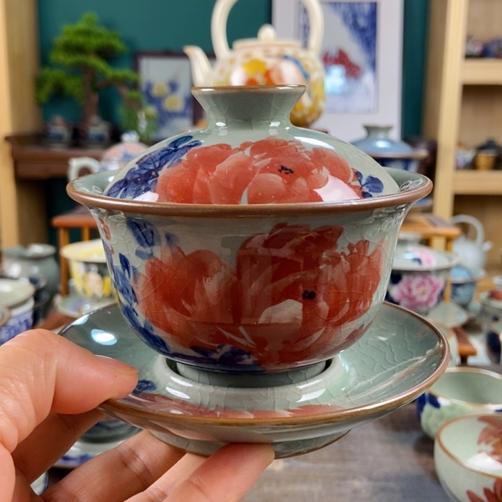 瓷片手工制作工艺精湛等特点为