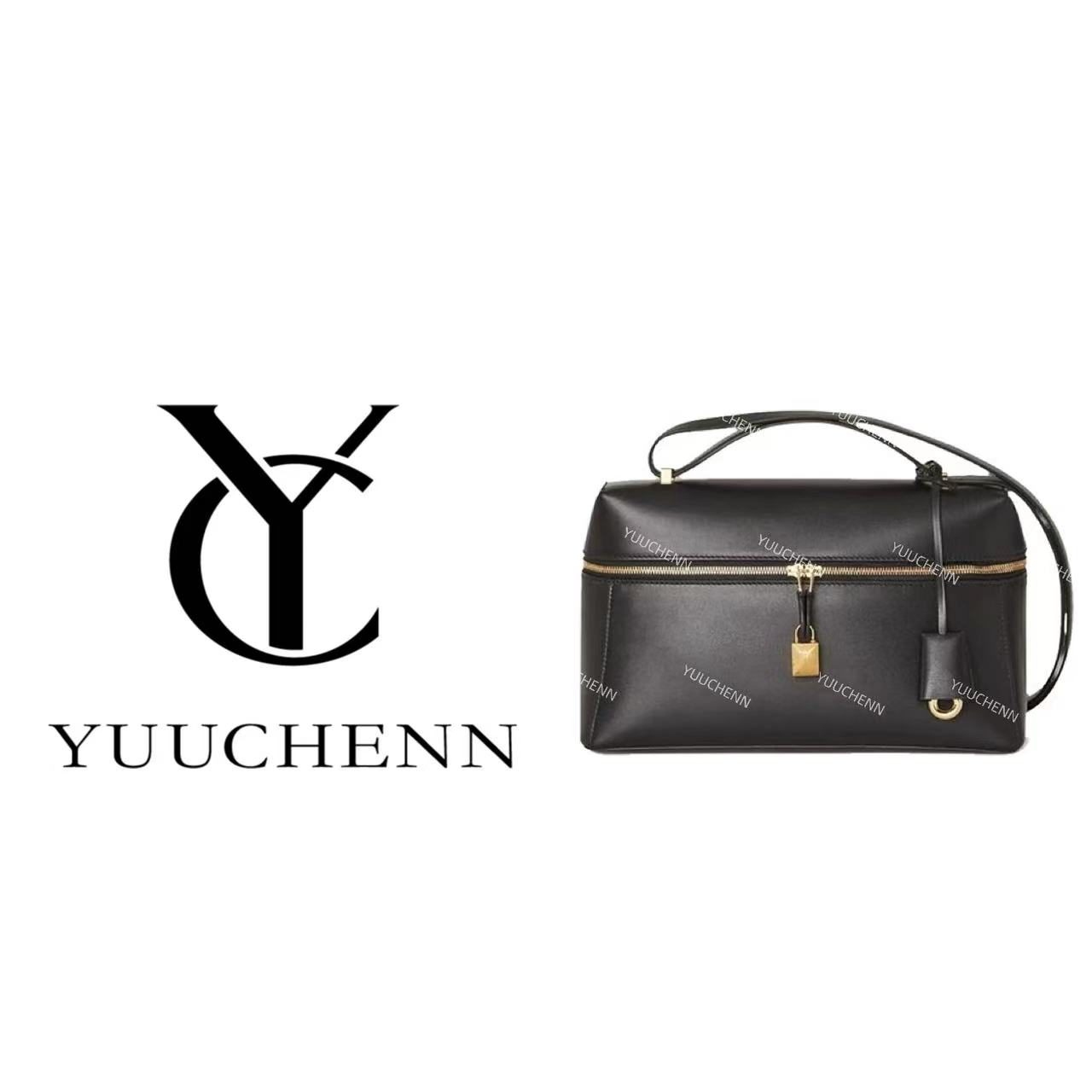 YUUCHENN/【饭盒包】马鞍皮27cm黑色 HH3771