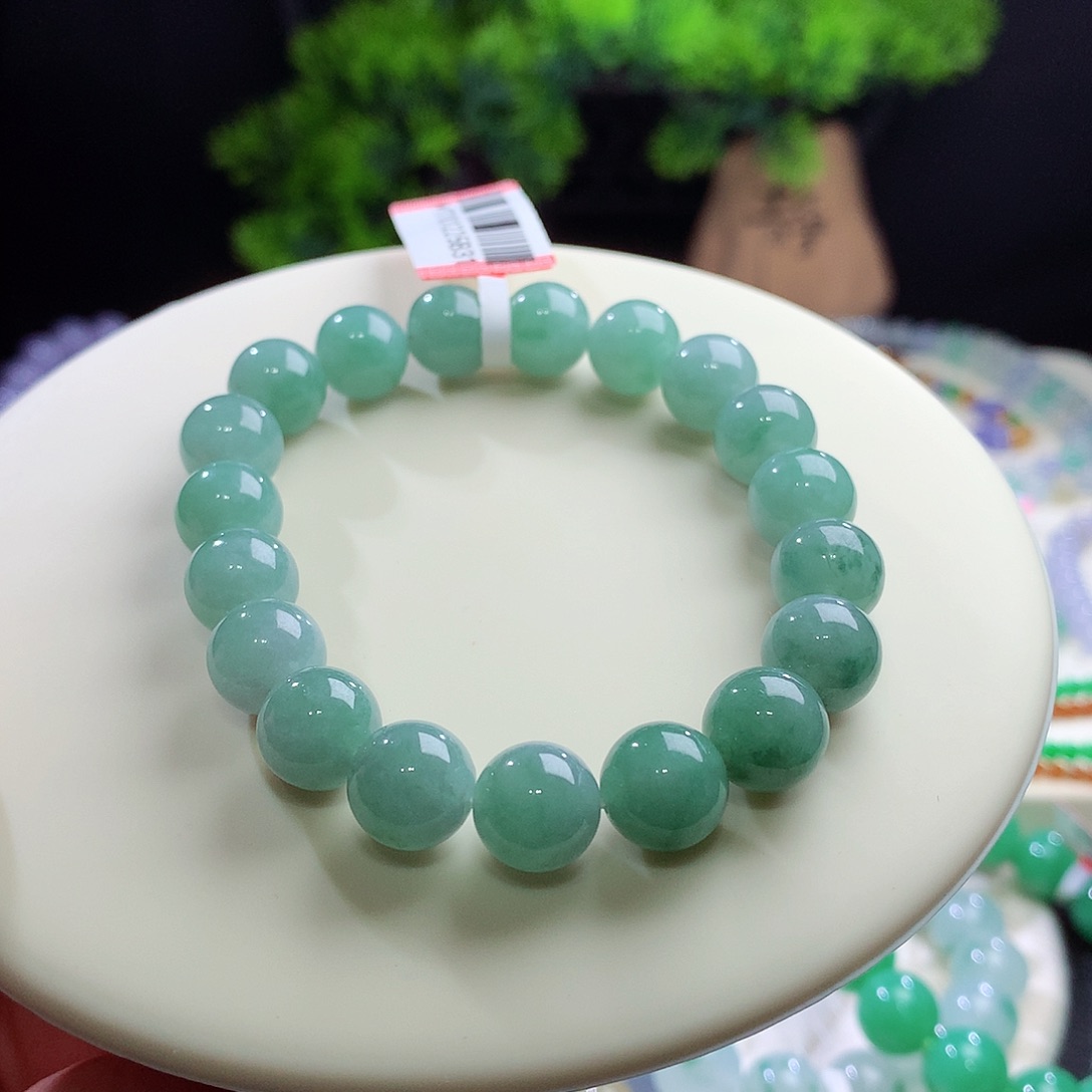 未镶嵌手串翡翠卡10mm