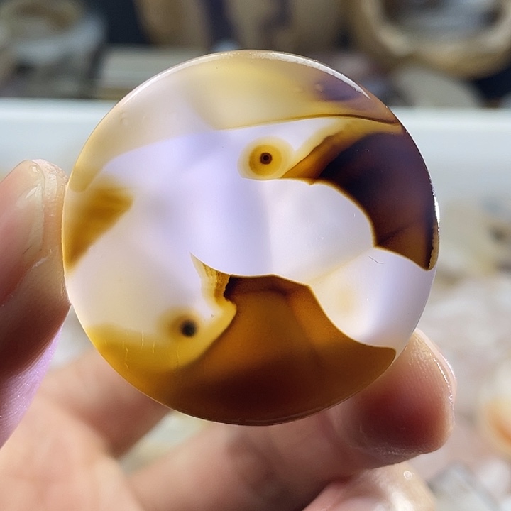 玛瑙/玉髓合金颈饰
