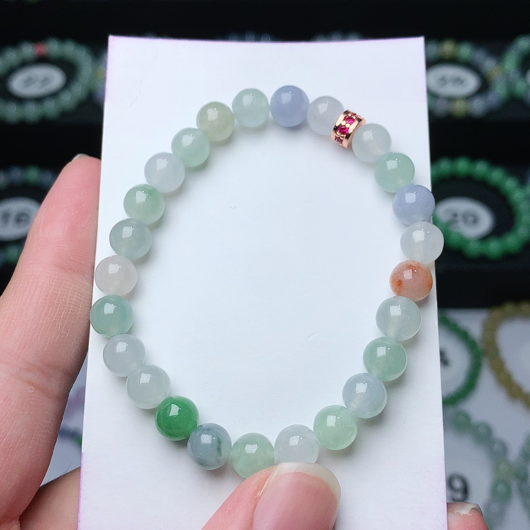 翡翠手链未镶嵌翡翠