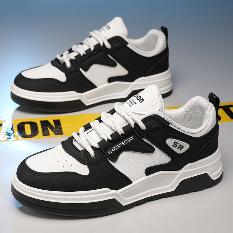 夏季男鞋新款透气鞋子男款学生潮流百搭小白6607