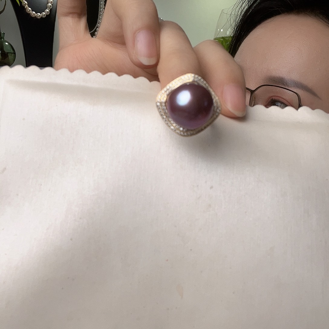 淡水珍珠未镶嵌戒指