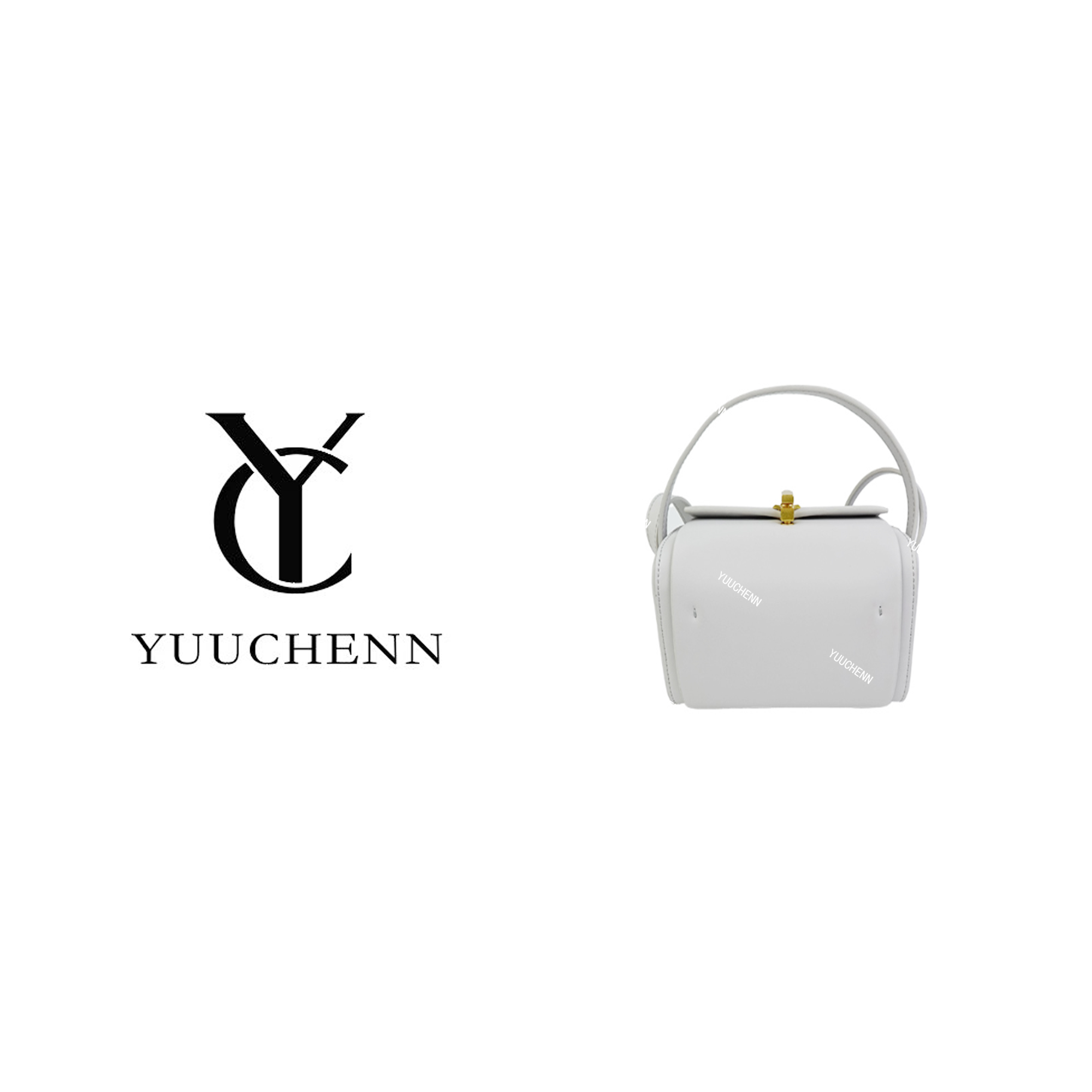 YUUCHENN/32cm原创设计高定真皮包 HH1018